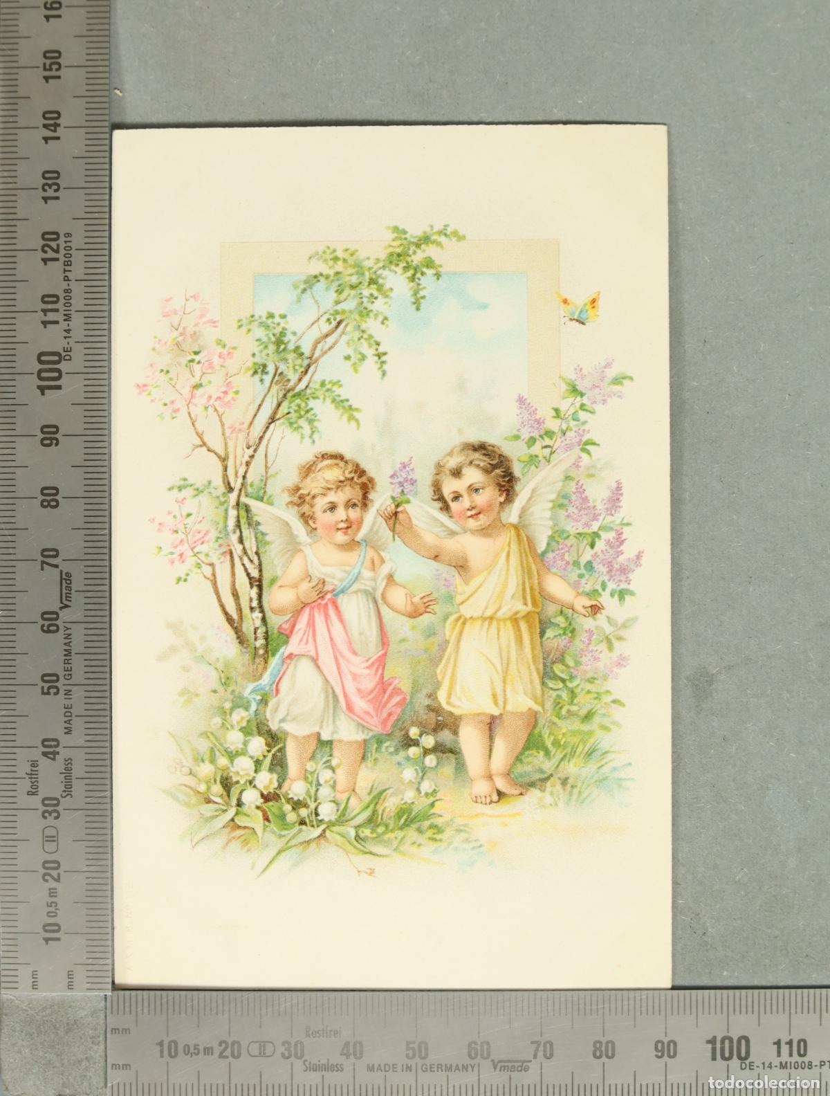 Postales: POSTAL. Angels in Lilacs
