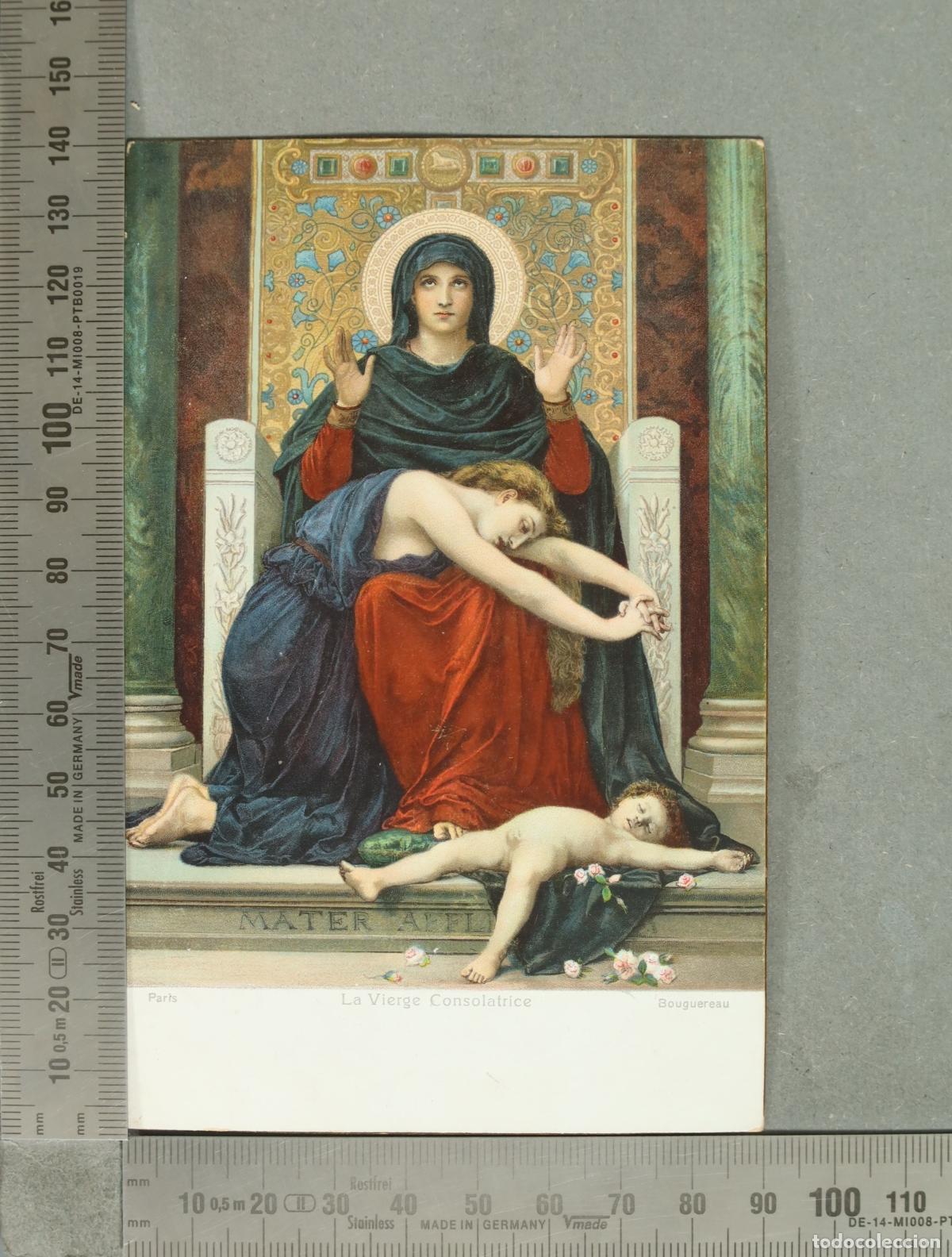 Postales: POSTAL. La Vierge Consolatrice - William-Adolphe Bouguereau - Stengel