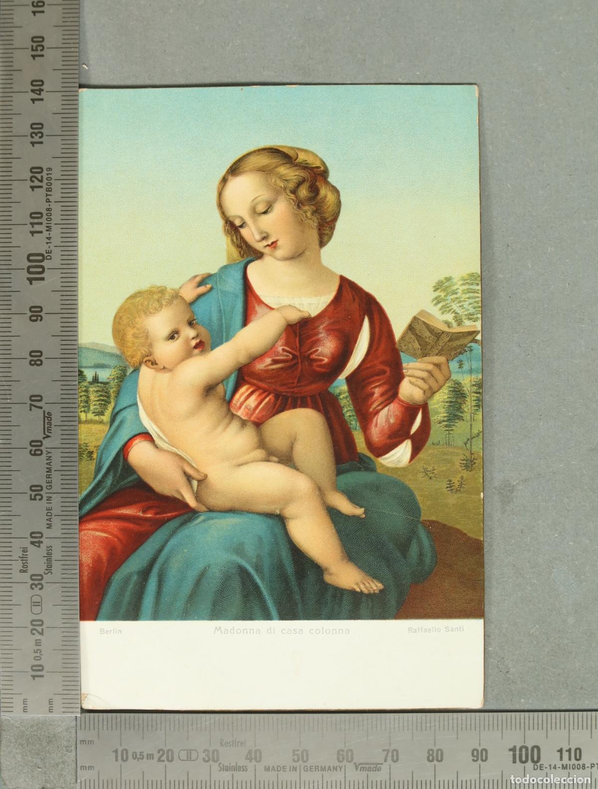 Cartes Postales: POSTAL. Madonna Colonna - Raffaello Sanzio