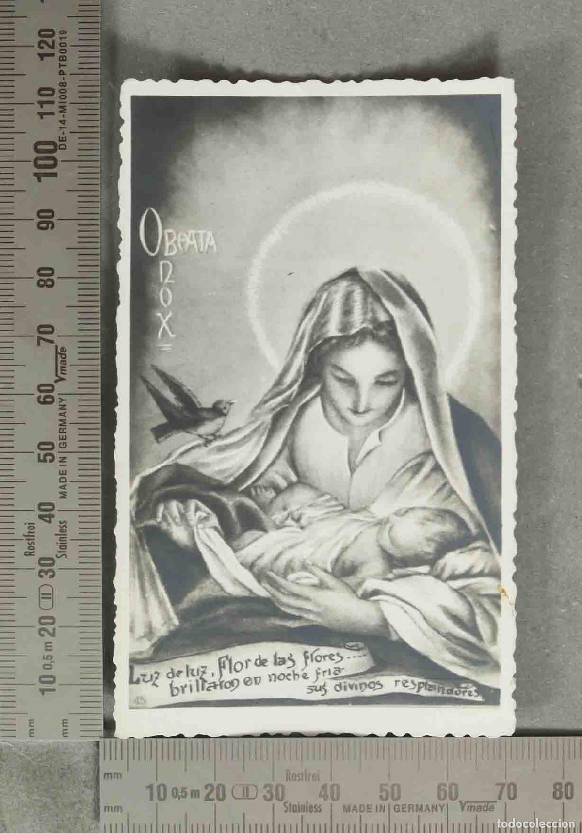 Postcards: ESTAMPA. LA LUZ DE LUZ. VIRGEN CON EL NI&Ntilde;O