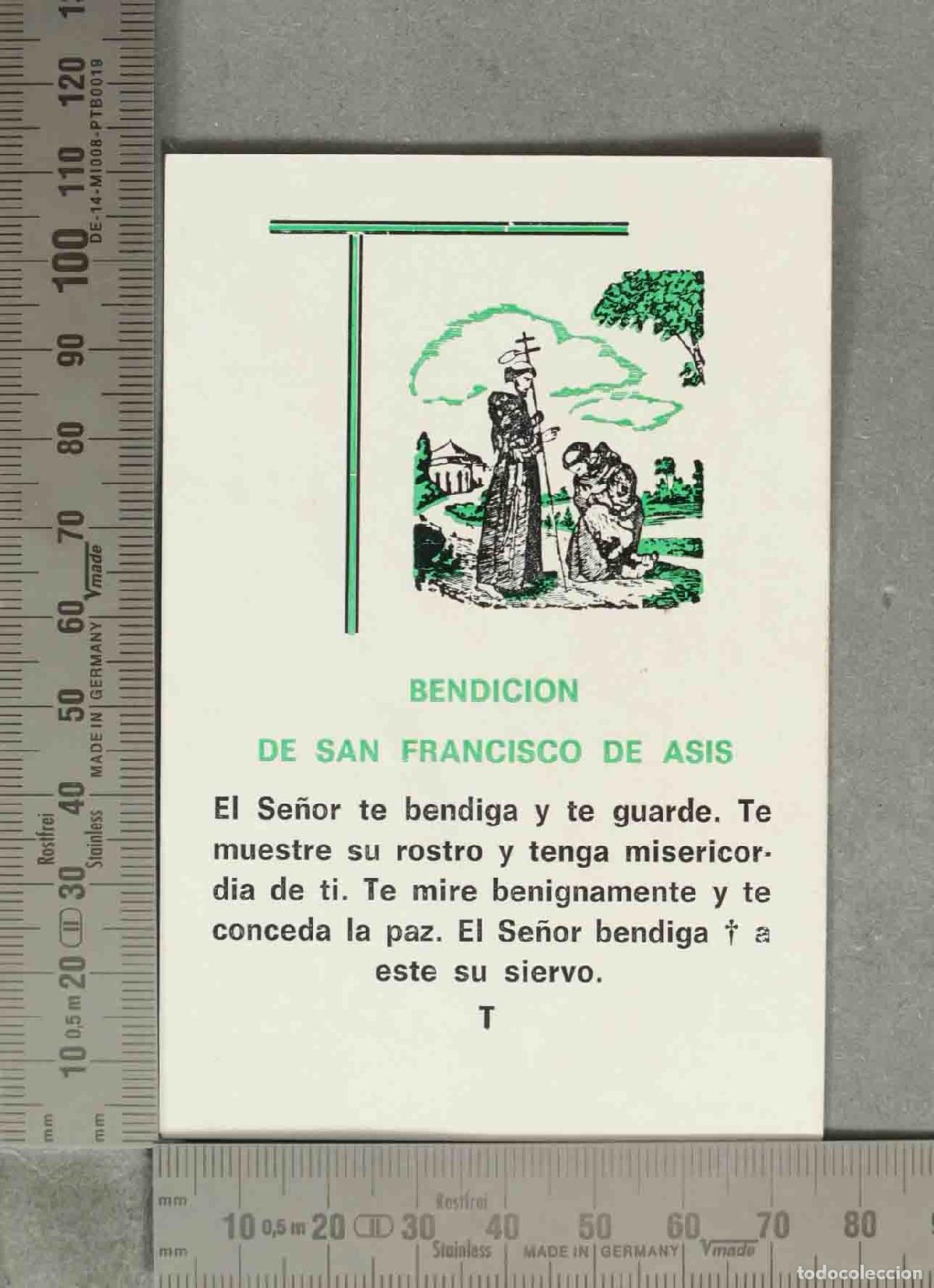 Postcards: ESTAMPA. BENDICION DE SAN FRANCISCO DE ASIS