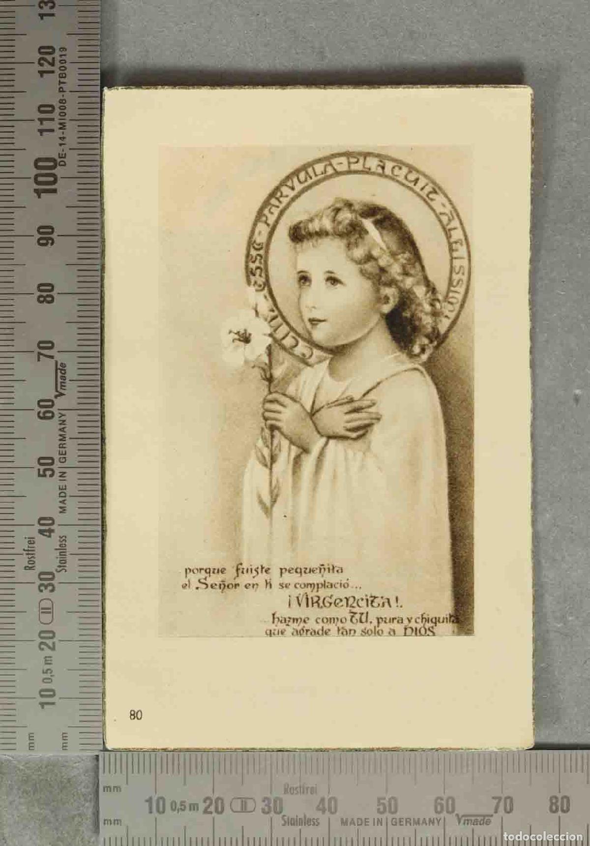 Postcards: ESTAMPA. VIRGENCITA. FLOR