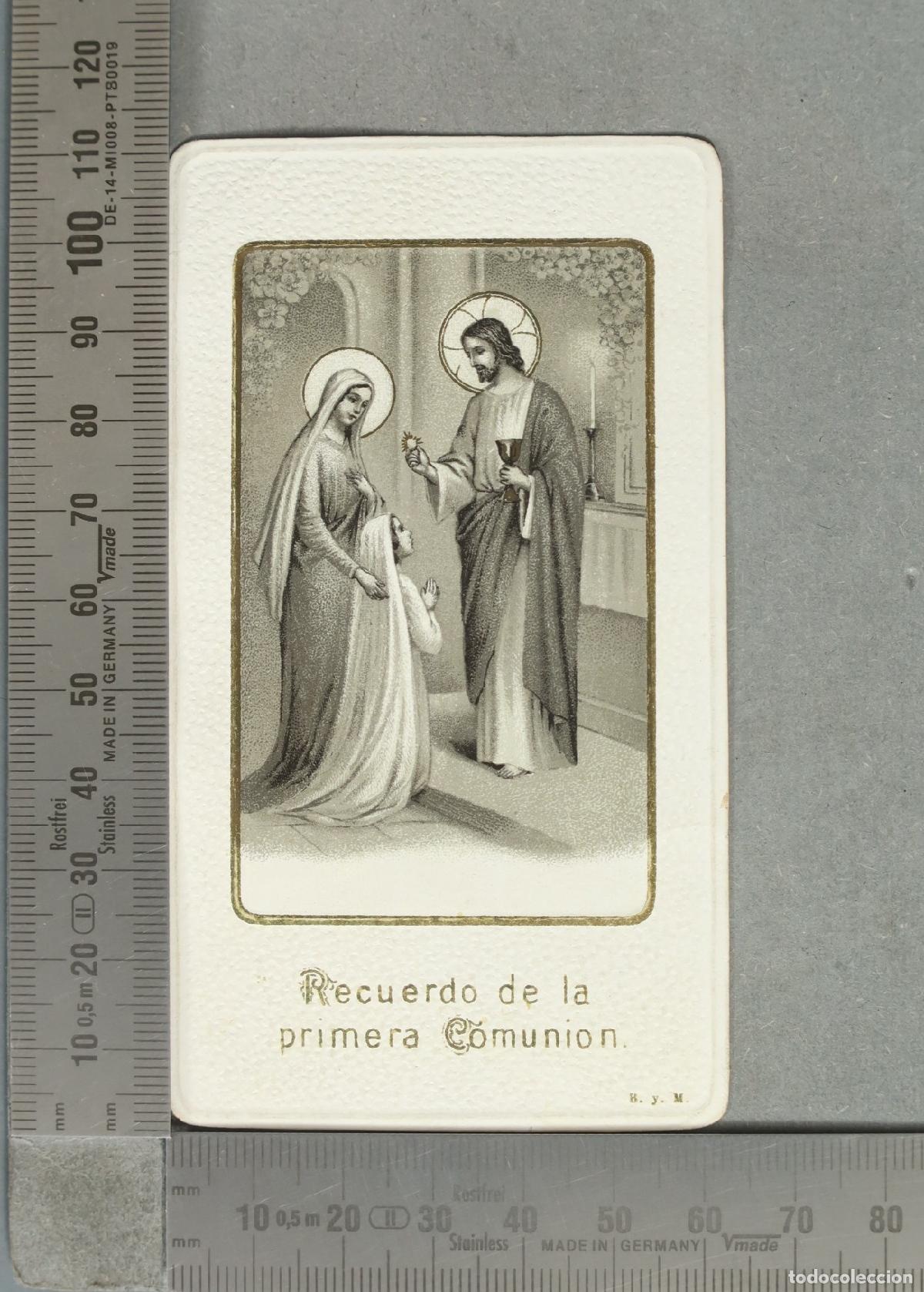 Cartes Postales: ESTAMPA. Recuerdo de la primera Comuni&oacute;n. VALLADOLID 1915