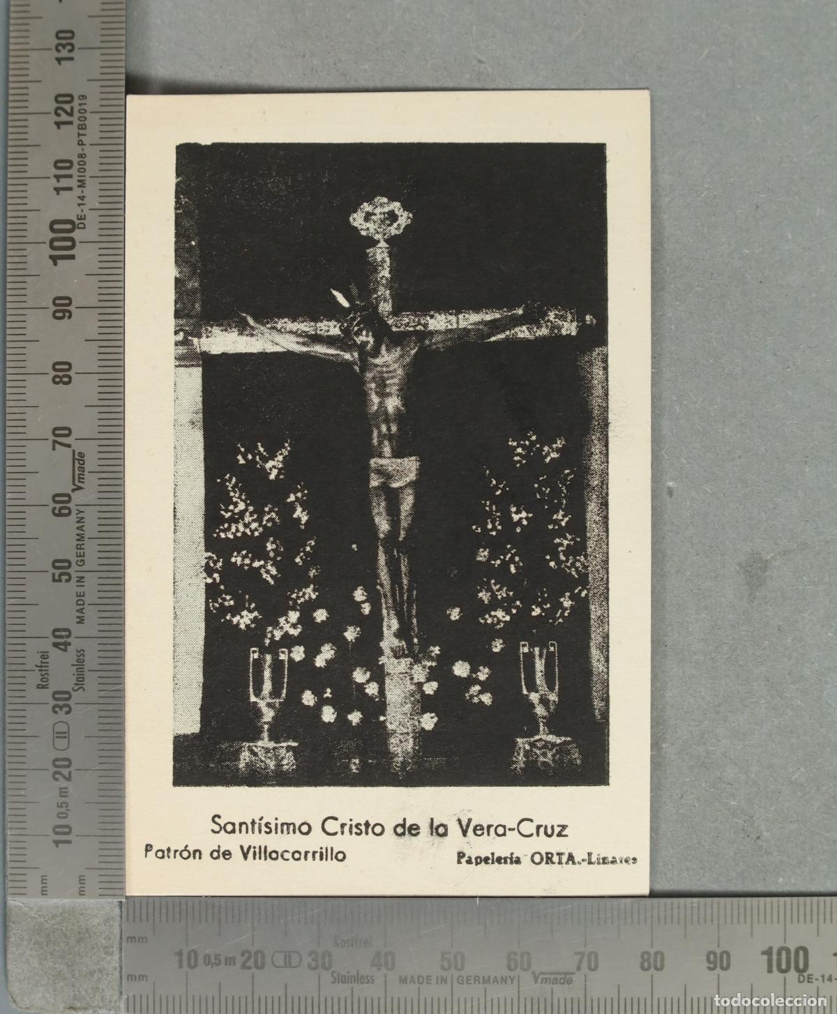 Postales: ESTAMPA. Sant&iacute;simo Cristo de la Vera-Cruz - Patr&oacute;n de Villacarrillo - Ja&eacute;n - Papeler&iacute;a Orta-Linares