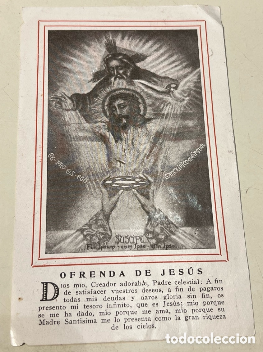 Postales: Estampa Religiosa. Ofrenda de Jes&uacute;s. Disc&iacute;pulas de Jes&uacute;s. Valladolid. 1973.