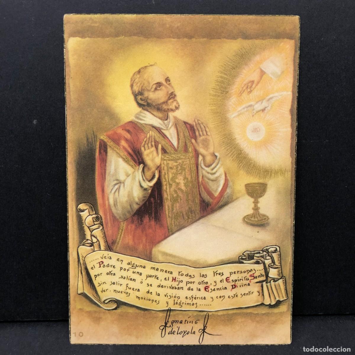 Postales: ESTAMPA RELIGIOSA - SAN IGNACIO DE LOYOLA - 12 X 8 CM / 5491