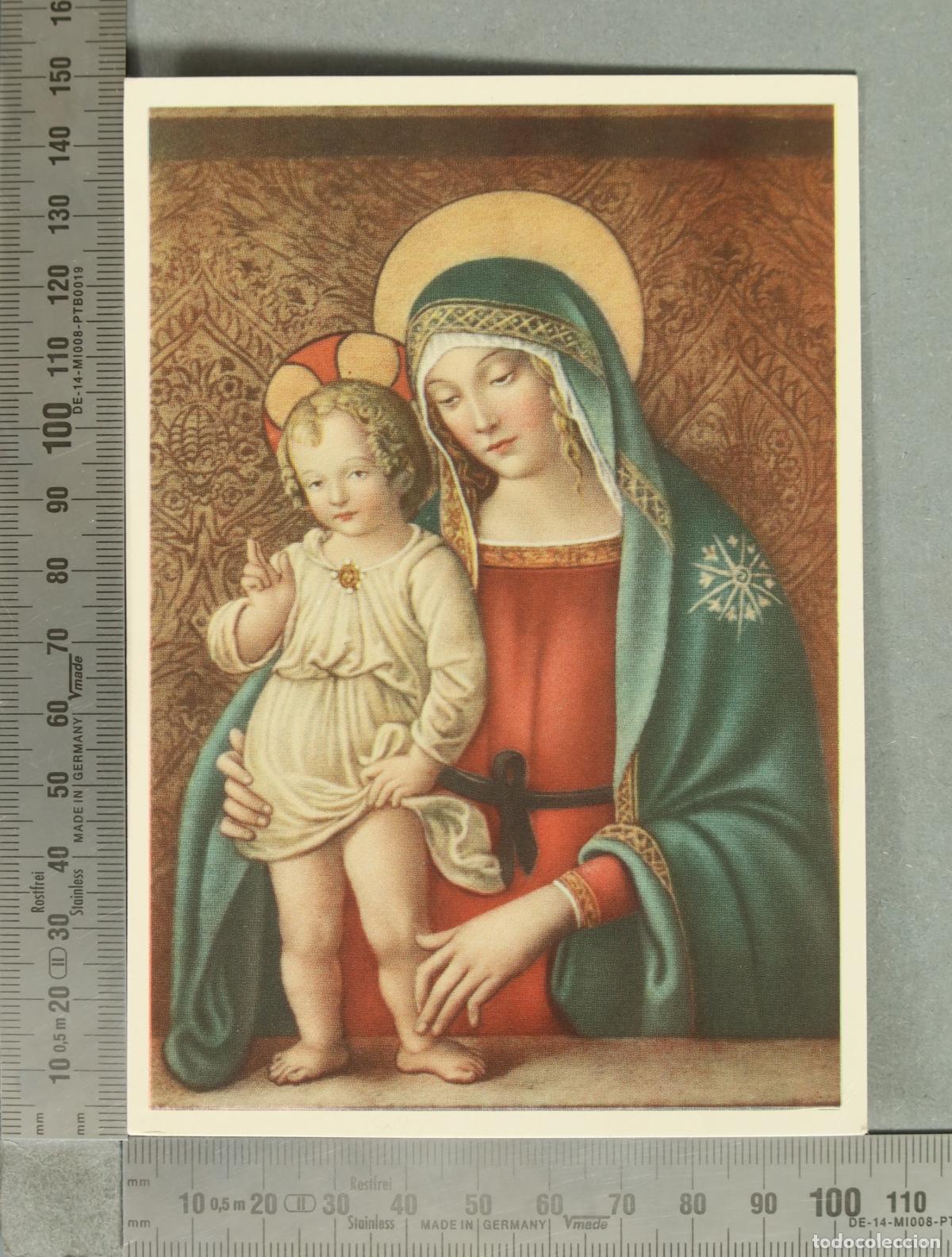 Postales: ESTAMPA. Madonna con el Ni&ntilde;o - Pinturicchio