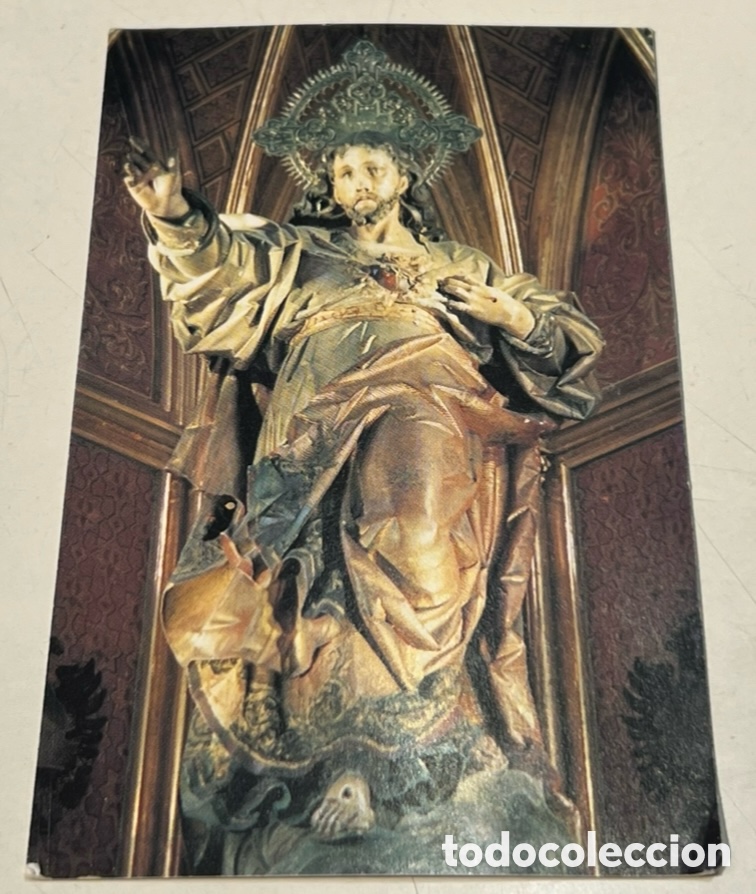 Postales: Estampa Religiosa. Consagraci&oacute;n al Coraz&oacute;n de Jesus. Granada. 1992. 50 Aniversario de la Congregacio