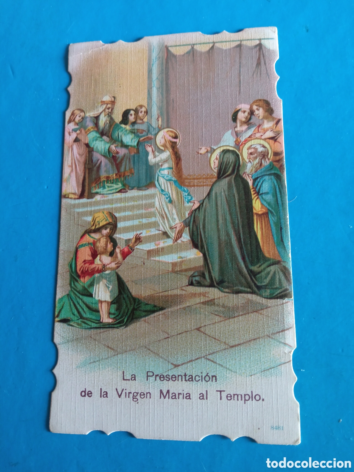 Postales: Antigua estampa religiosa, Archicofradia de Nuestra Se&ntilde;ora del Tr&aacute;nsito, mide 11,8x6,6 cm