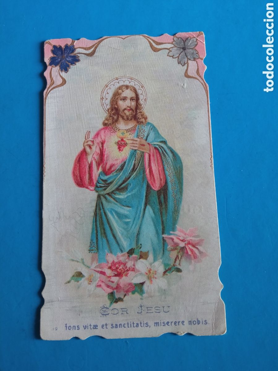 Postales: Antigua estampa religiosa, Archicofradia de la Guardia de Honor, 1906,Madrid, mide 12,7x6,7cm