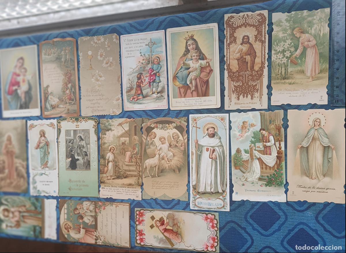 Postales: 18 estampas litogr&aacute;ficas antiguas