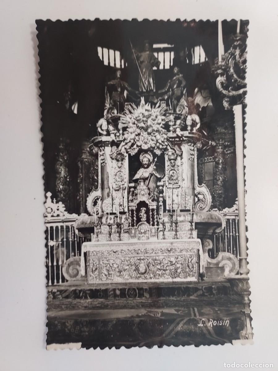 Postales: POSTAL SANTIAGO COMPOSTELA ALTAR MAYOR SANTIAGO APOSTOL. ESCRITA 1954. ANTIGUA. ROISIN 62. CORU&Ntilde;A