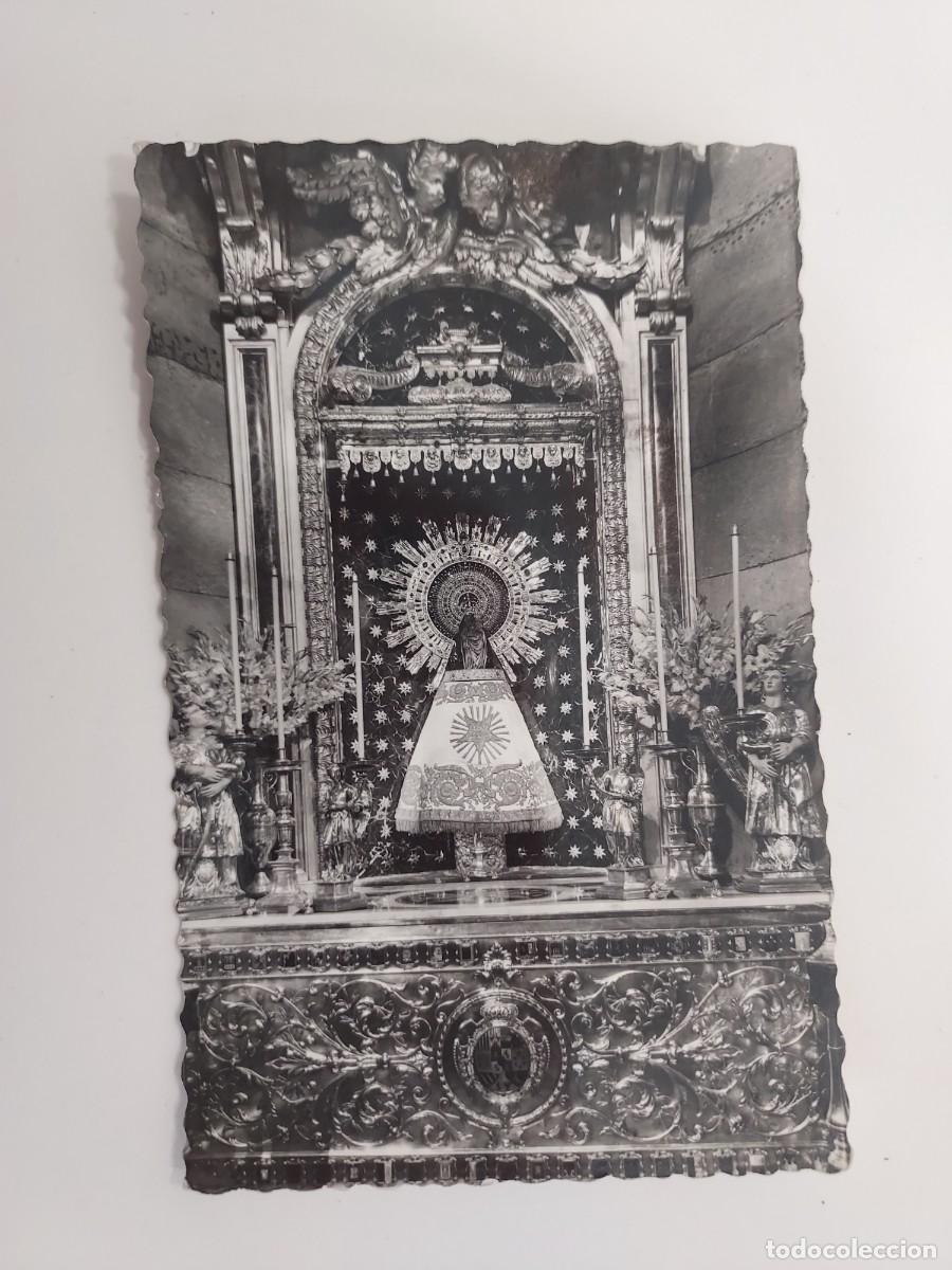 Postales: POSTAL NUESTRA SE&Ntilde;ORA DEL PILAR. ESCRITA 1949 O 1959. GARRABELLA 62. ZARAGOZA