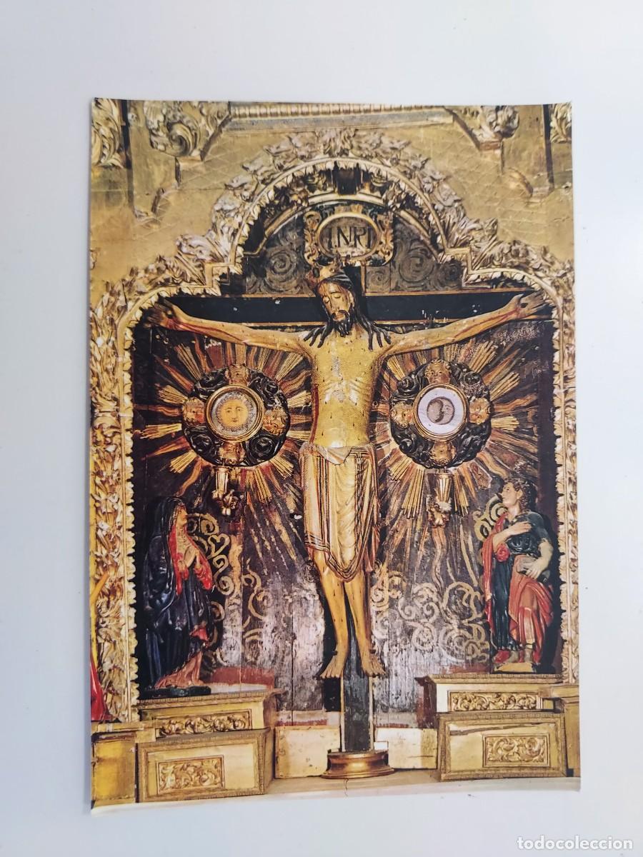 Postales: POSTAL ATIENZA (GUADALAJARA) CRISTO DE LOS CUATRO CLAVOS SIGLO XIII. 1976. S/C