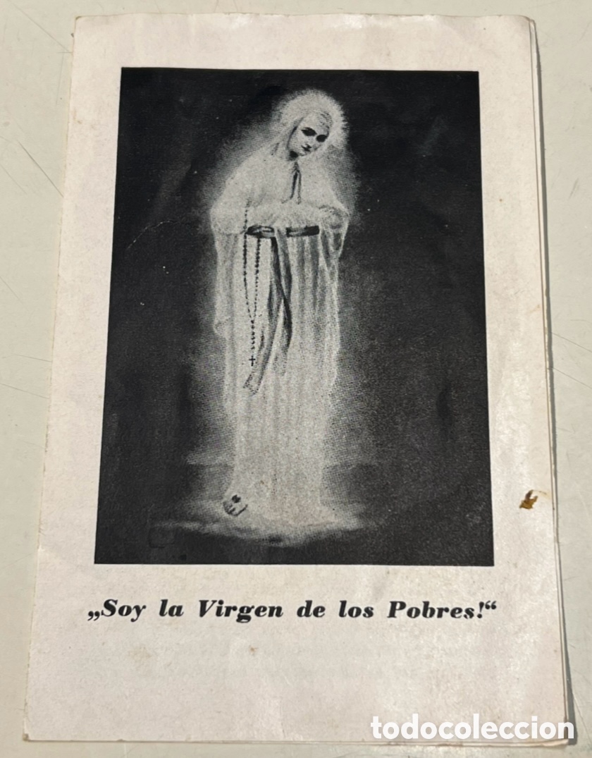 Postales: Estampa Religiosa. &ldquo;Doy la Virgen de los pobres&rdquo;. B&eacute;lgica. 1961.