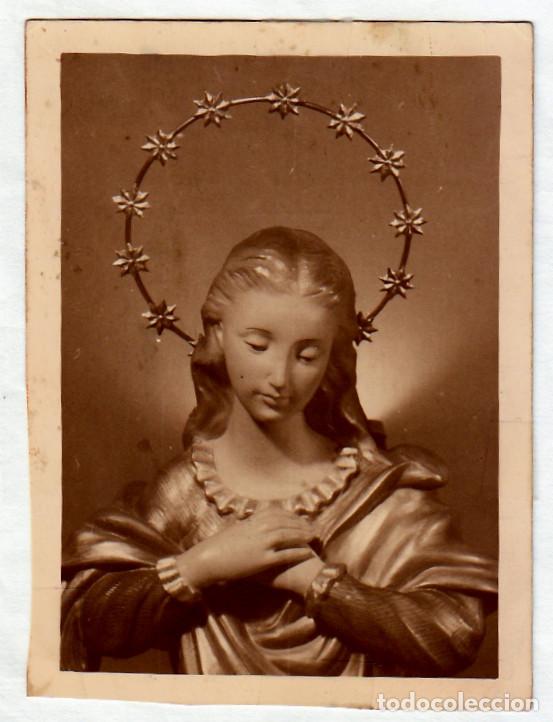 Postales: Estampa Virgen. Clavariesas de la Inmaculada. Ca&ntilde;amelar, Val&egrave;ncia. A&ntilde;os 50 g aa