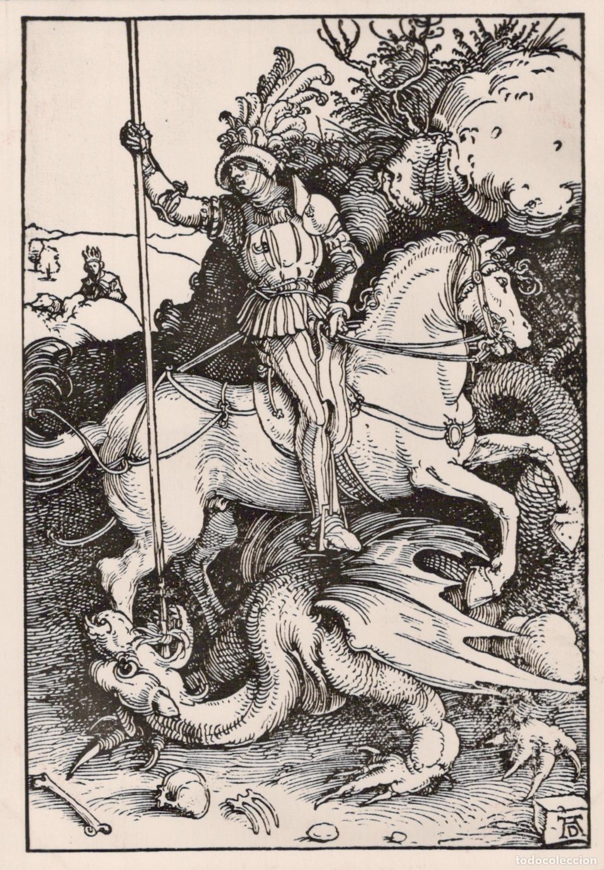 Postales: Albrecht D&uuml;rer Saint George Real Photo Unposted *YBA440