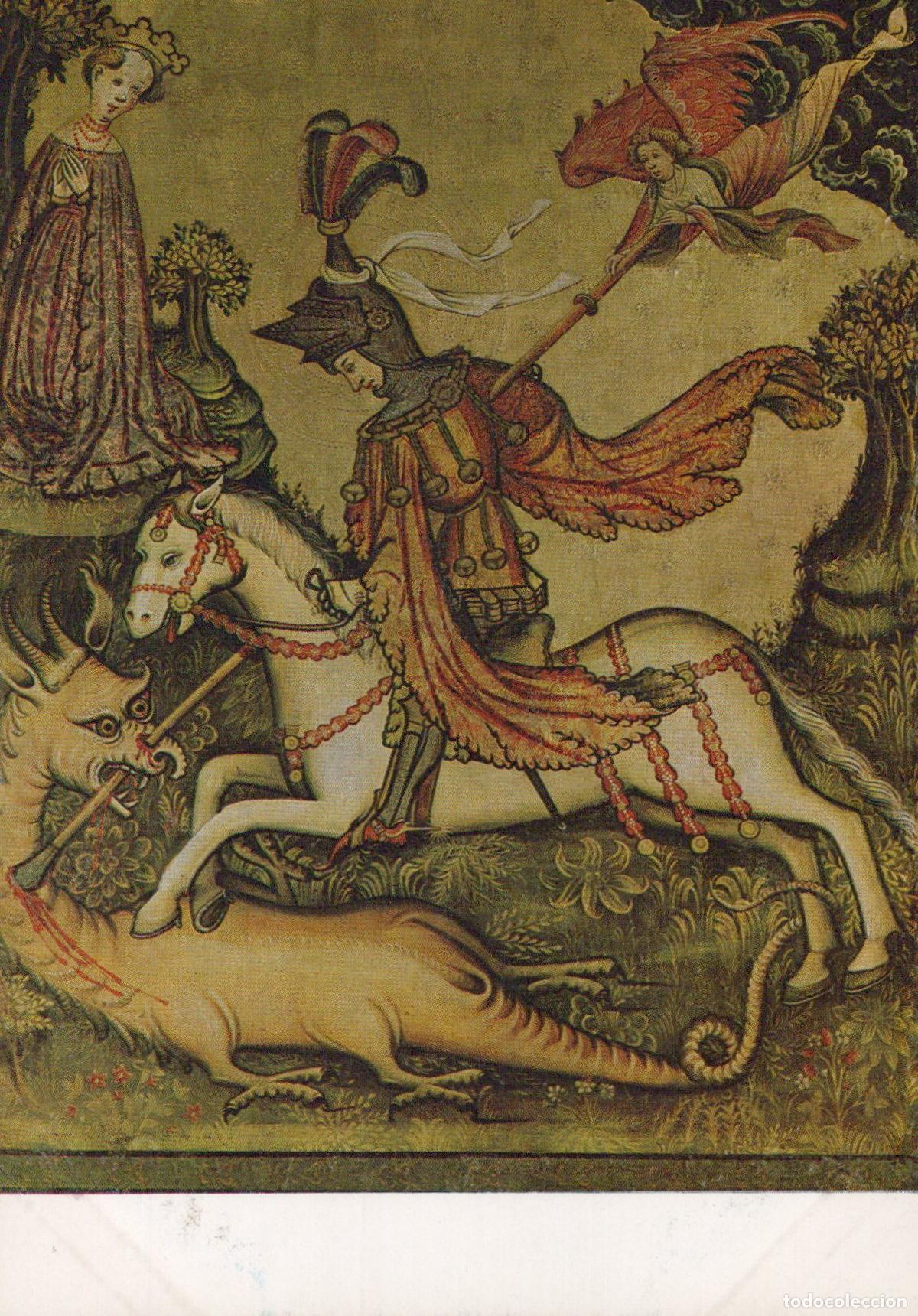 Postales: Landesmuseum St George and the Dragon Medieval Unposted *YBA499