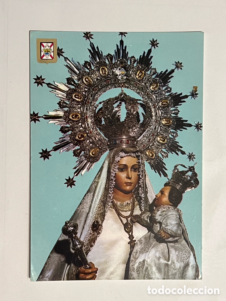 Postales: LINARES (Ja&eacute;n) Postal No.13, Virgen de Linarejos: Patrona de Linares.. Escudo de Oro (h.1960?) S/C
