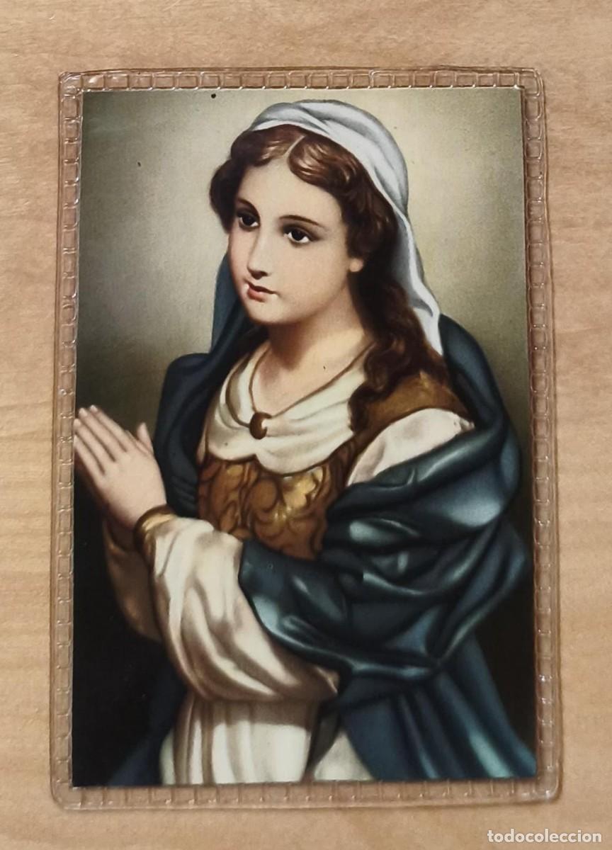 Postales: ESV 178 - Estampa religiosa Virgen Mar&iacute;a en actitud orante - Plastificada