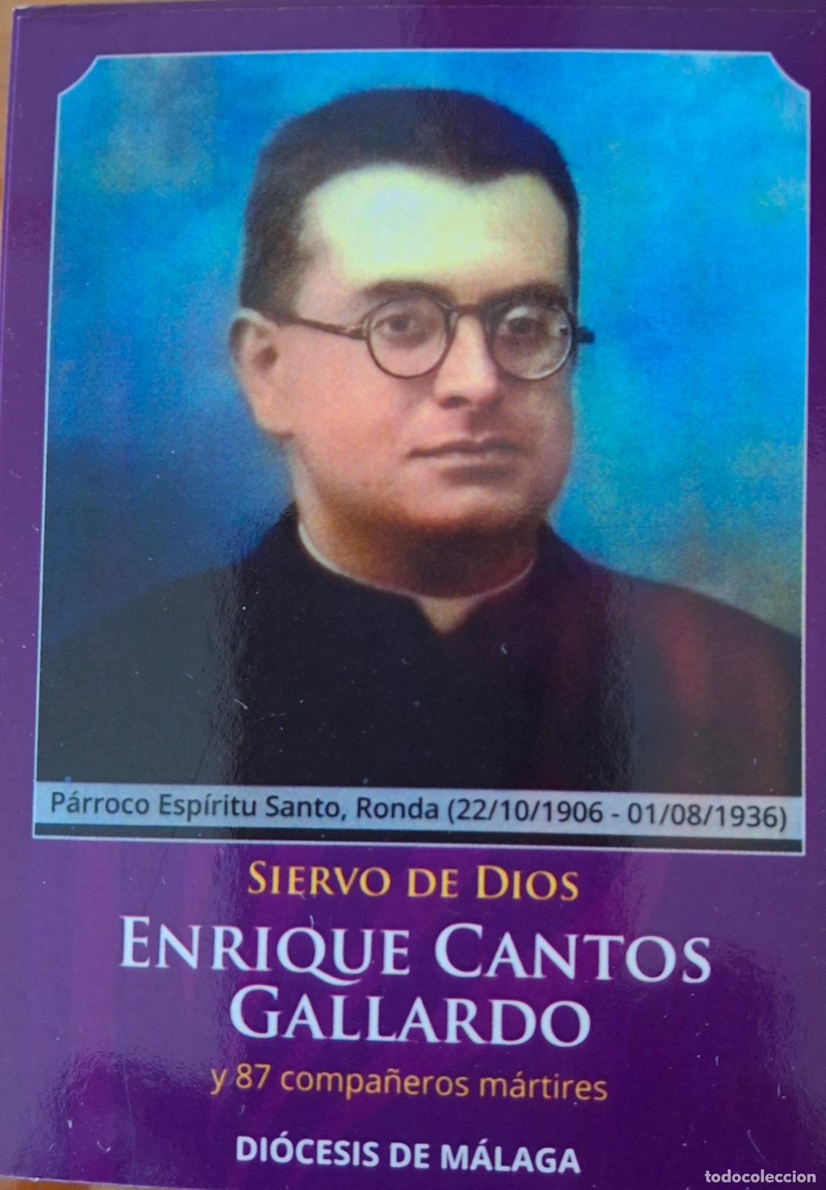 Postales: Enrique Cantos.Martir guerra civil.Malaga