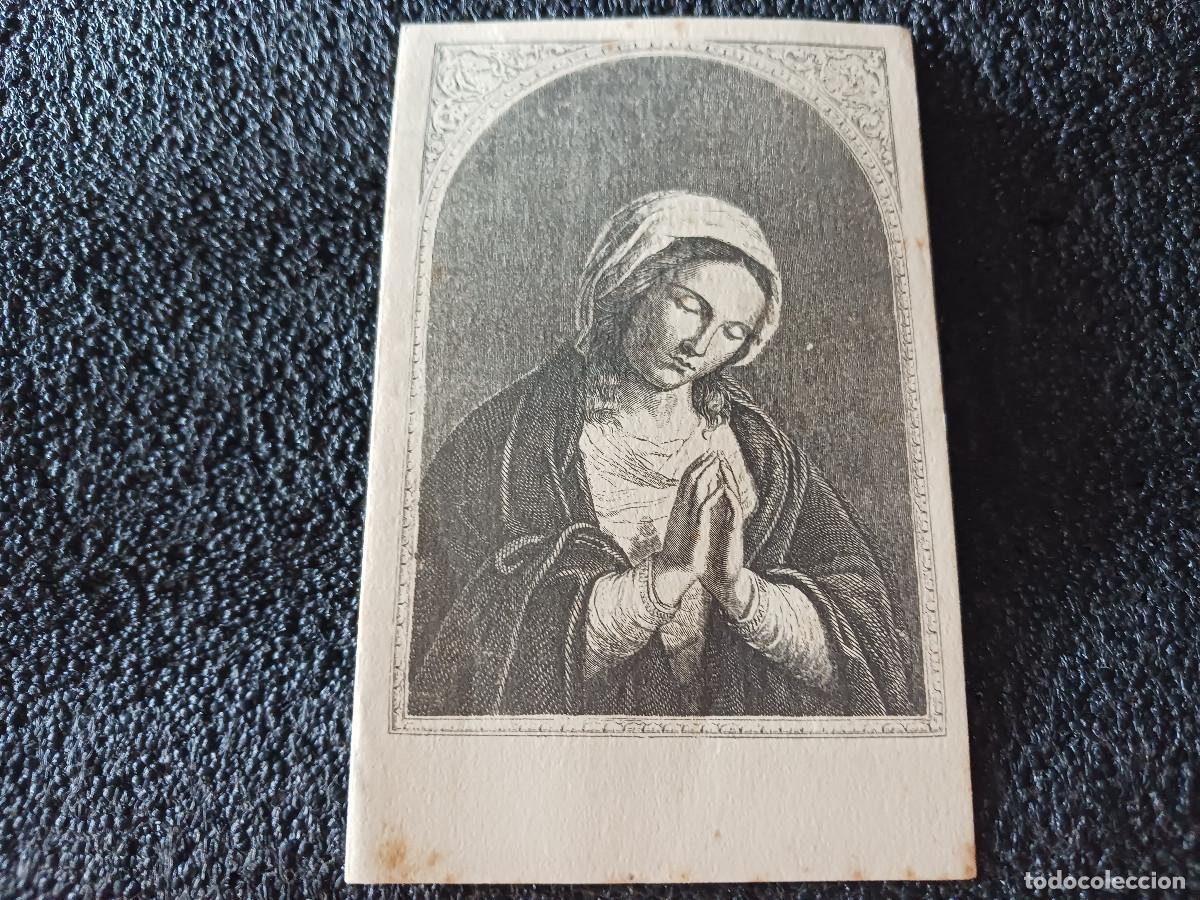 Postales: rec. defuncion de hermana terciaria, apellidos feliu de sarrias,1951