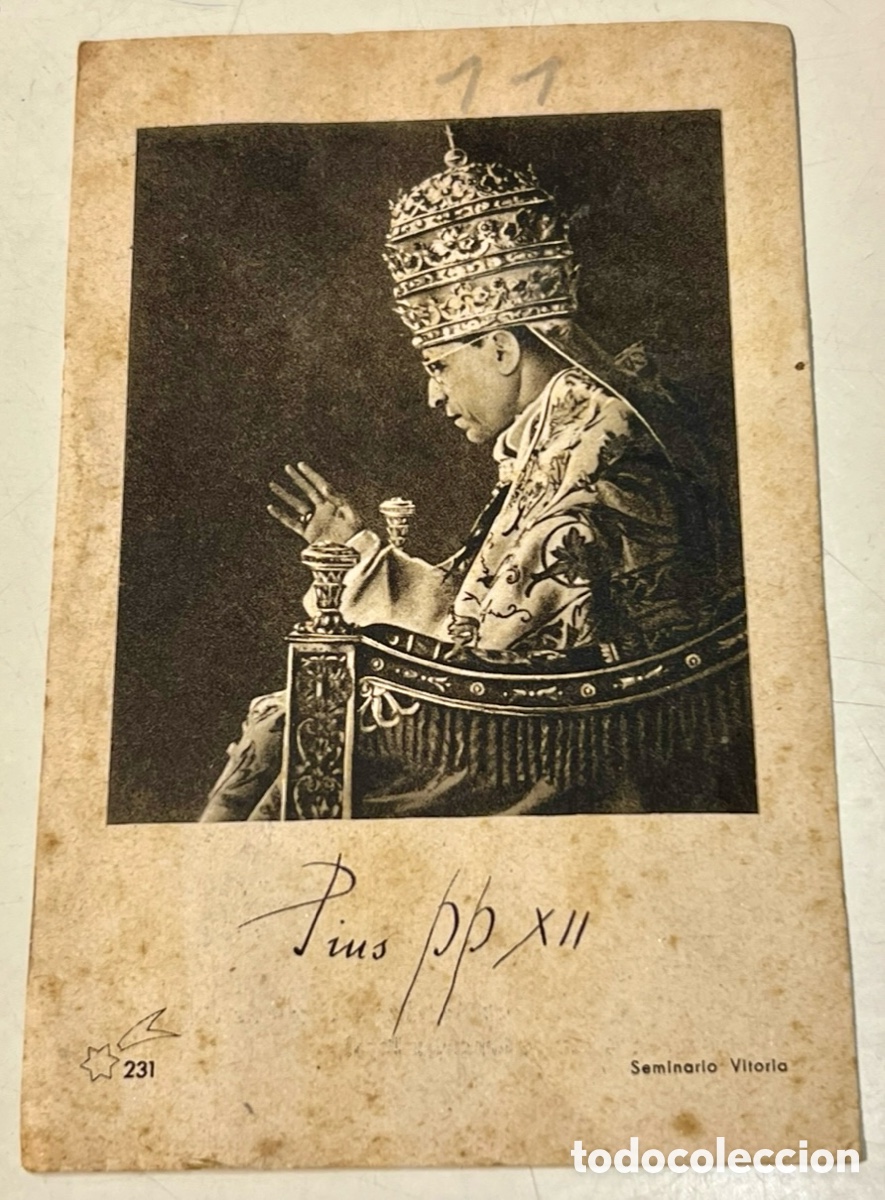 Postales: Estampa Religiosa. Recuerdo de Ordenaci&oacute;n Sacerdotal y Primera Misa. 1950. Ribera De Molina. Murcia.