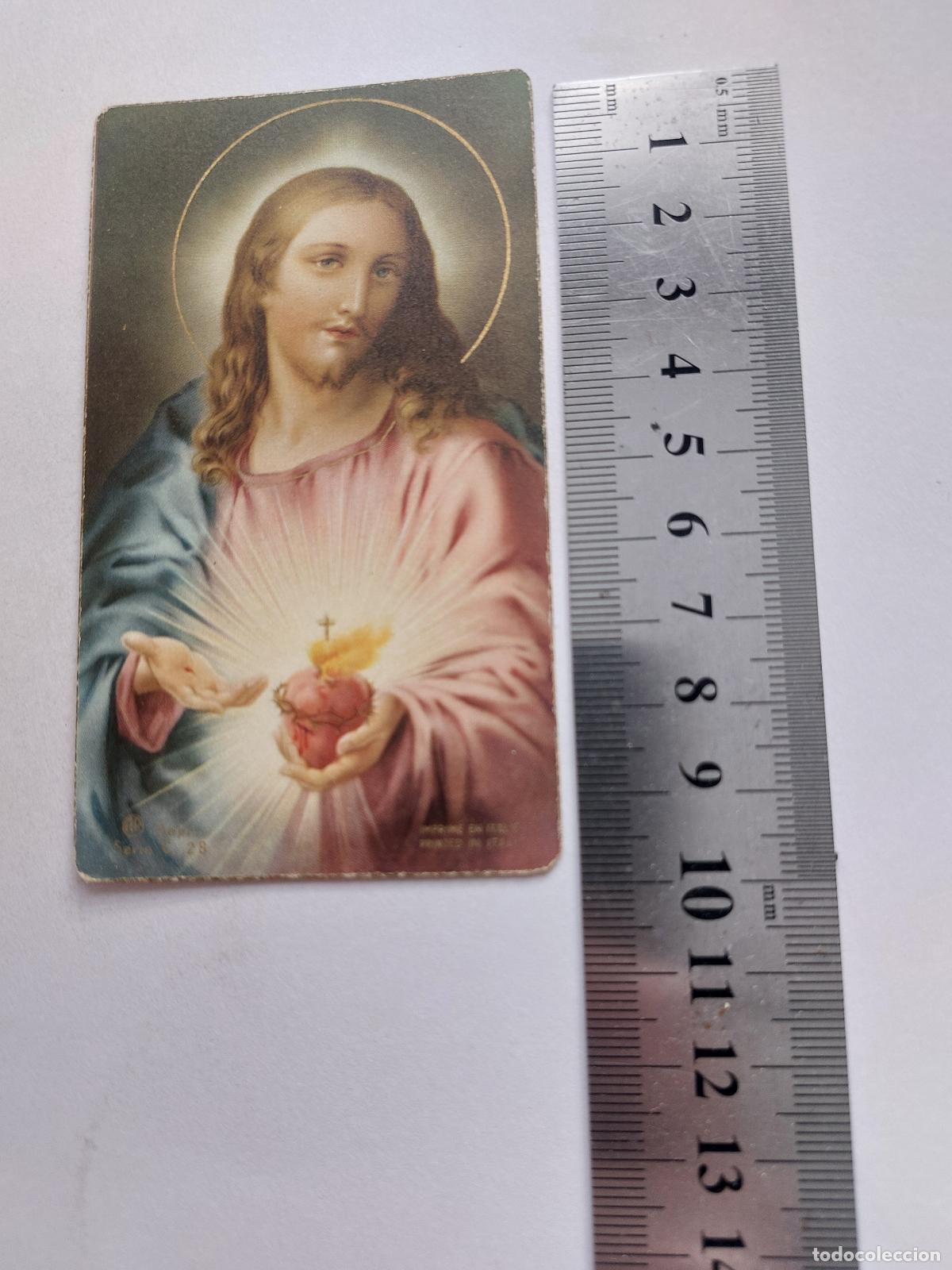 Cartes Postales: Estampa del Sagrado Coraz&oacute;n de Jes&uacute;s con Arte Religioso