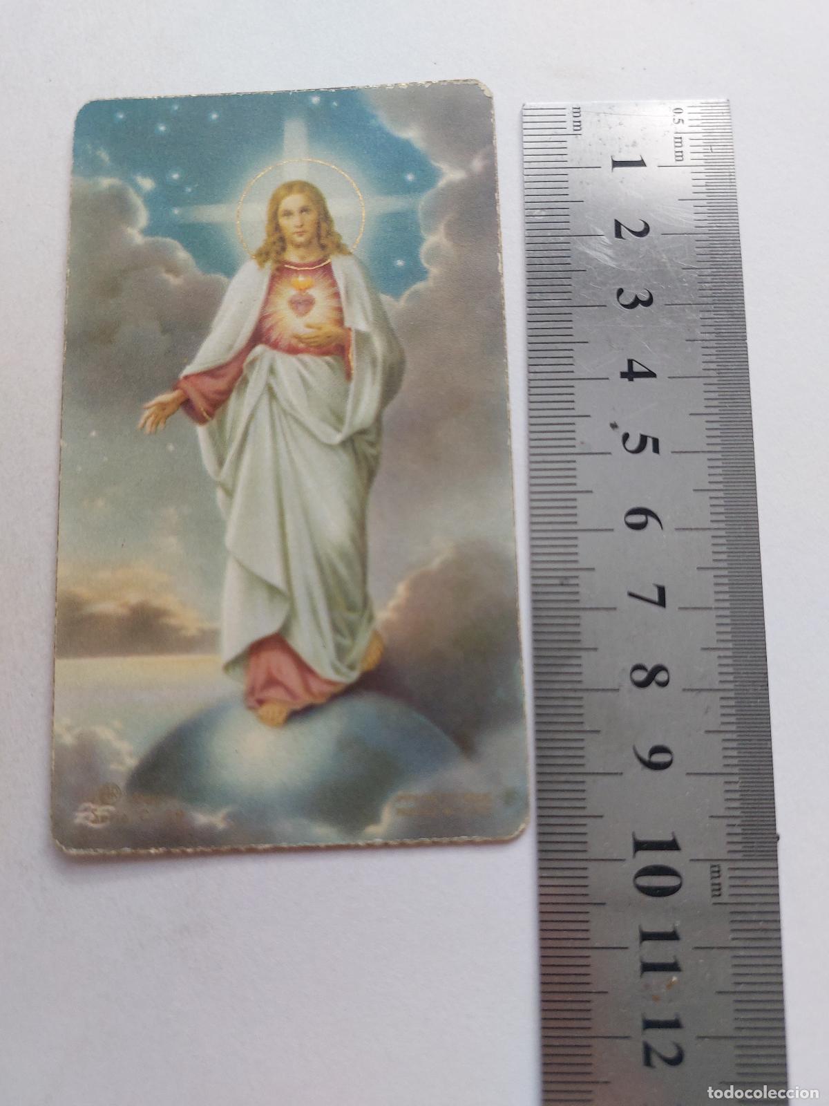 Cartes Postales: Estampa religiosa del Sagrado Coraz&oacute;n de Jes&uacute;s