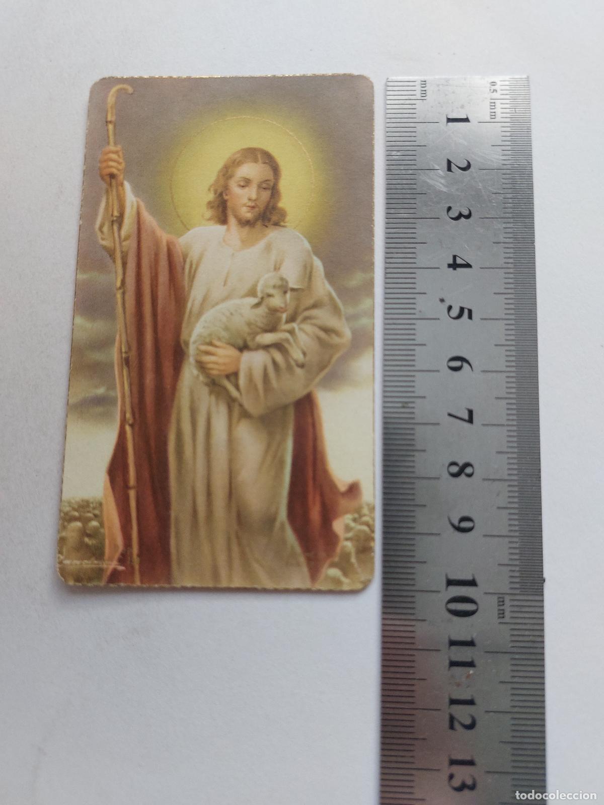 Cartes Postales: Estampa religiosa de Jesucristo como el Buen Pastor