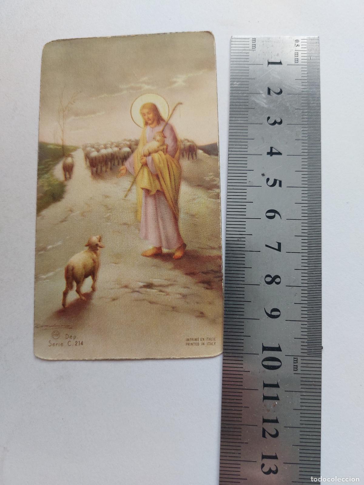 Cartes Postales: Estampa religiosa de Jesucristo como el Buen Pastor