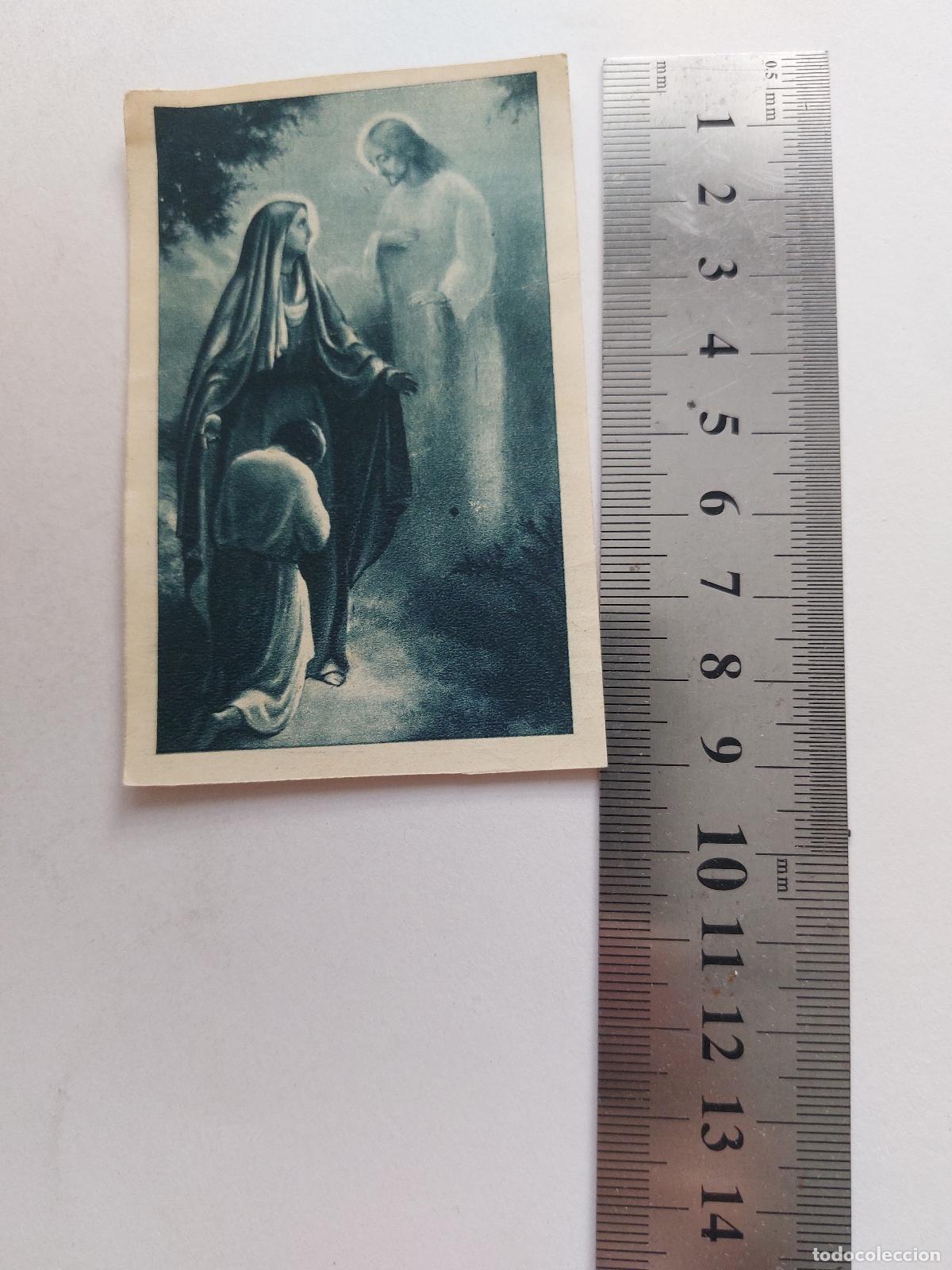 Postales: Estampa religiosa con Oraci&oacute;n de San Bernardo