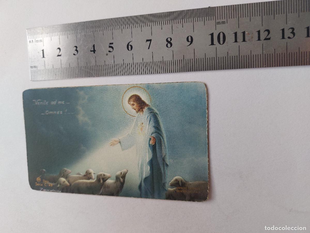 Postales: Estampa de Jesucristo con Ovejas Venite Ad Me Omnes