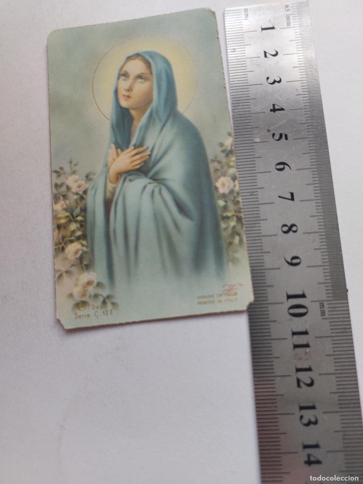 Postales: Estampa de la Virgen Mar&iacute;a Ilustraci&oacute;n Religiosa Italiana