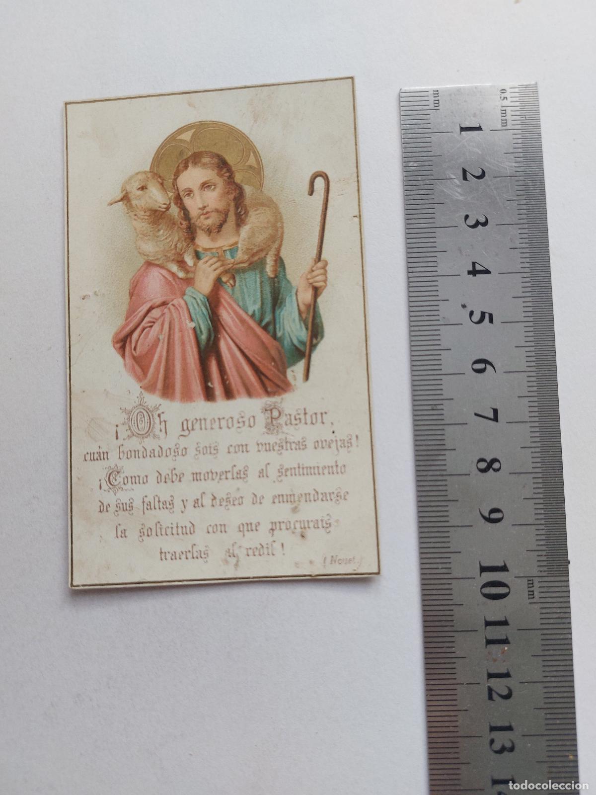 Postales: Estampa religiosa del Buen Pastor
