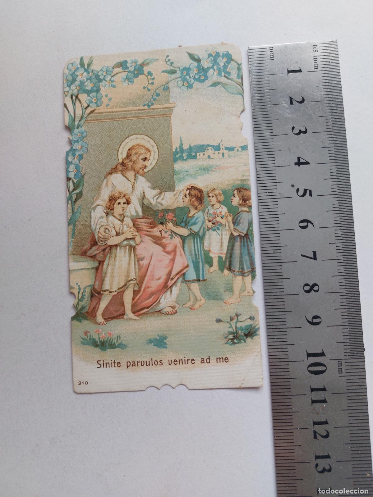 Postales: Estampa religiosa de Jes&uacute;s con ni&ntilde;os