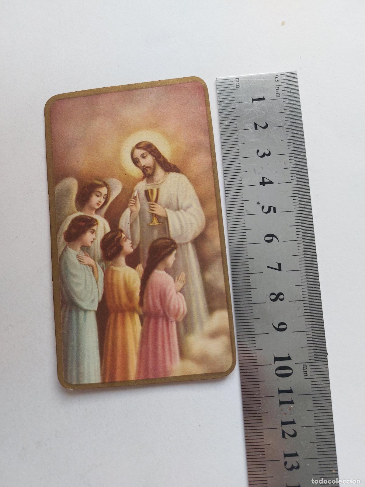 Cartes Postales: Estampa religiosa de Jes&uacute;s con &aacute;ngeles