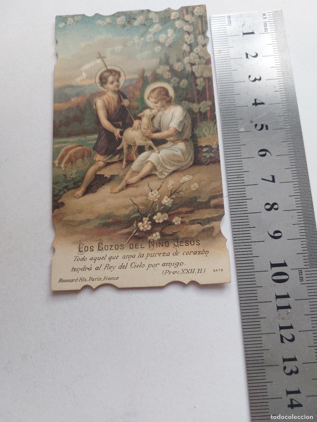 Postales: Estampa con ilustraci&oacute;n religiosa de Los Gozos del Ni&ntilde;o Jes&uacute;s