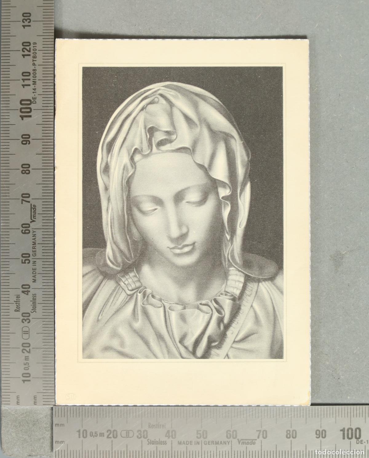 Postales: ESQUELA. La Piedad de Miguel &Aacute;ngel - Rostro de la Virgen Mar&iacute;a