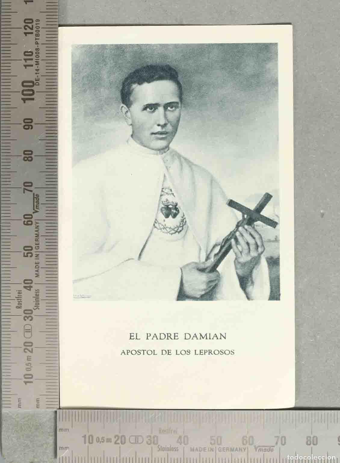 Postales: ESTAMPA. El Padre Dami&aacute;n Ap&oacute;stol de los leprosos - Hauser y Menet