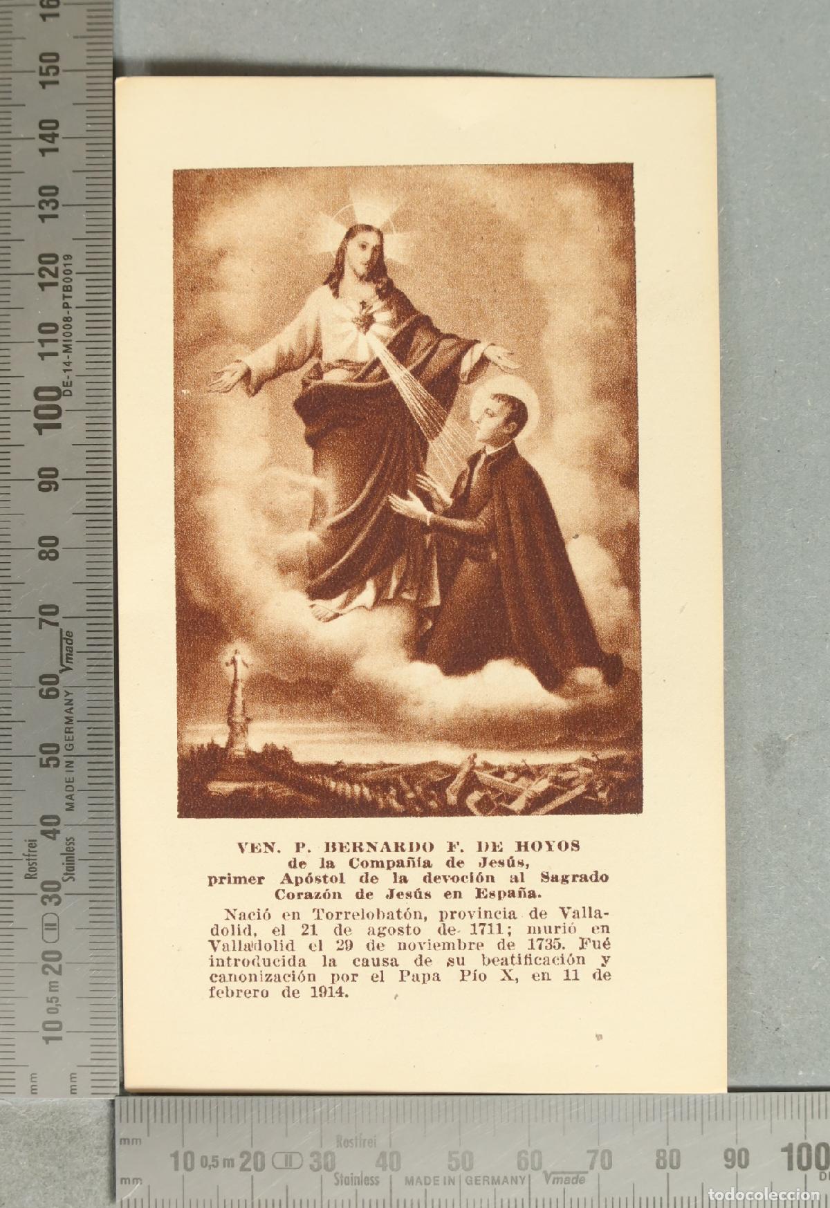 Postales: ESTAMPA. Bernardo F. de Hoyos - Compa&ntilde;&iacute;a de Jes&uacute;s - Sagrado Coraz&oacute;n de Jes&uacute;s