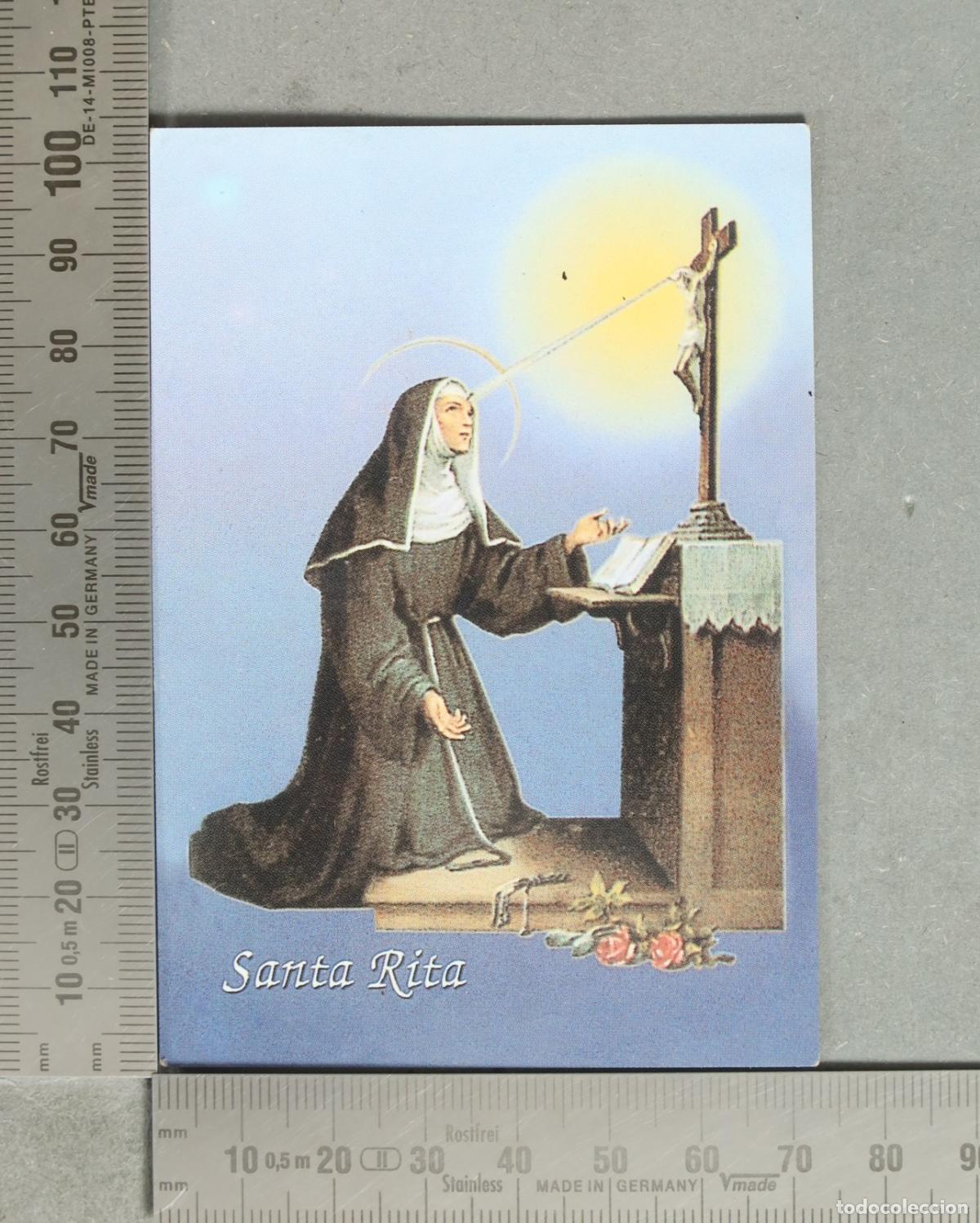 Postales: ESTAMPA. Oraci&oacute;n a Santa Rita de Casia