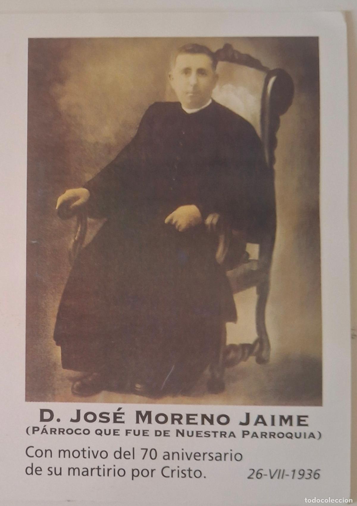 Postales: Jose Moreno Jaime.asesinado guerra civil.Fuengirola