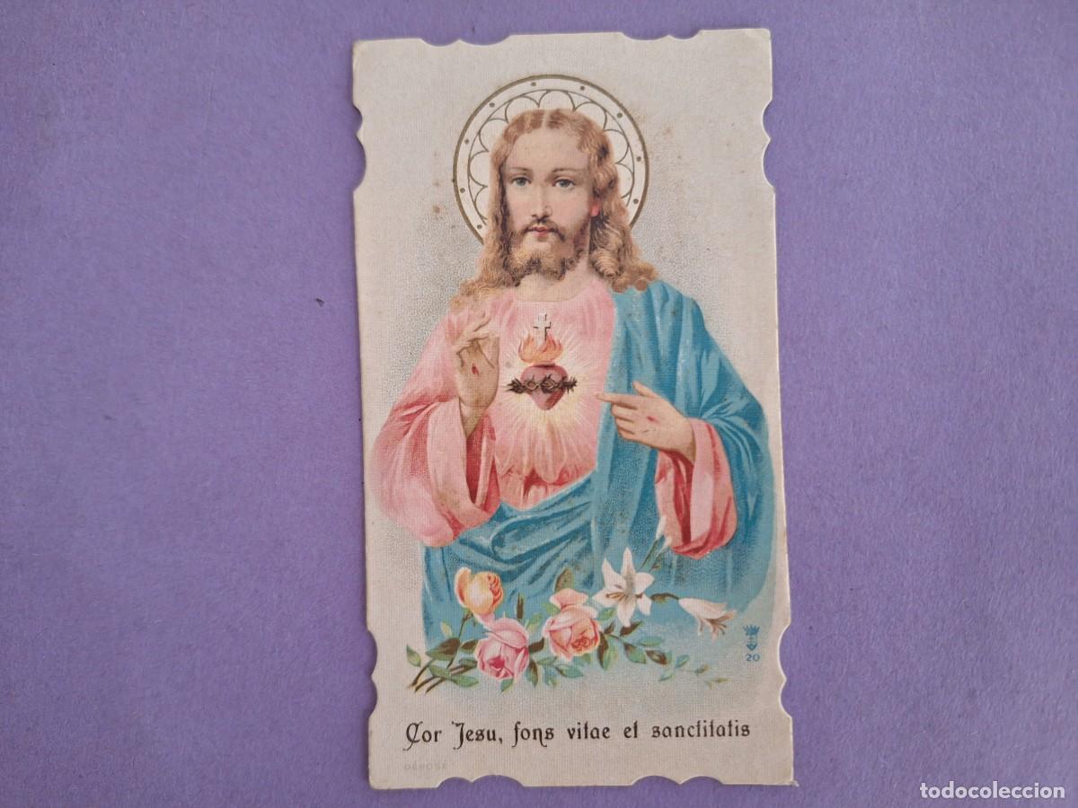 Postales: ESTAMPA POSTAL TROQUELADA CORAZON DE JESUS E 58