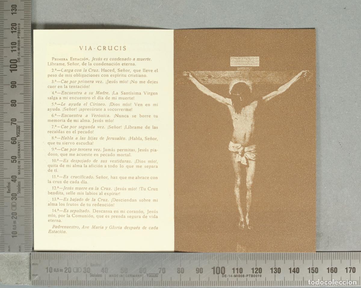 Postales: ESQUELA. Via-Crucis. MARQUES FERNANDO AGUILERA ABARZUZA . MARQUES DE CERRALBO GRANDE ESPA&Ntilde;A MADRID
