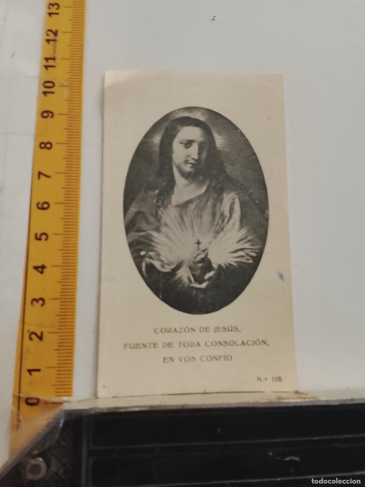Postales: ESTAMPA RELIGIOSA NOVENA SAGRADO CORAZON DE JESUS