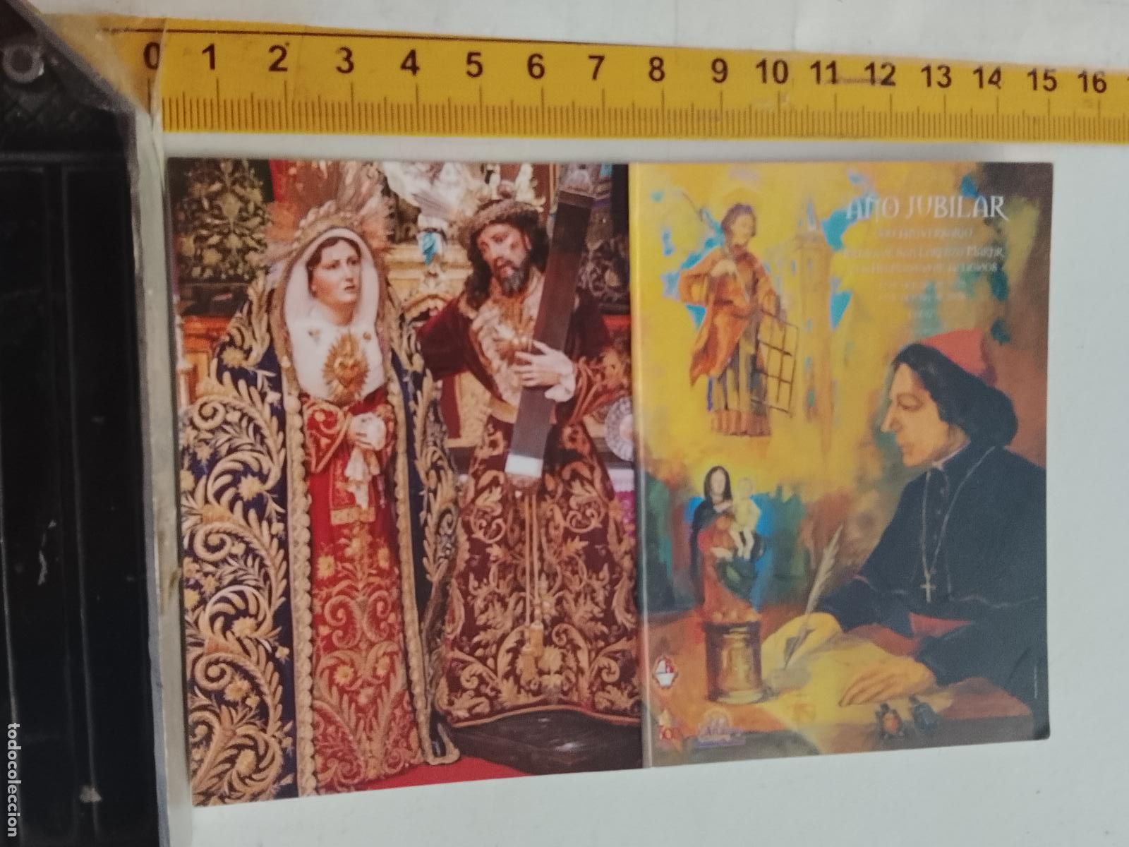 Postales: ESTAMPA RELIGIOSA A&Ntilde;O JUBILAR COFRADIA DE AFLIGIDOS CADIZ