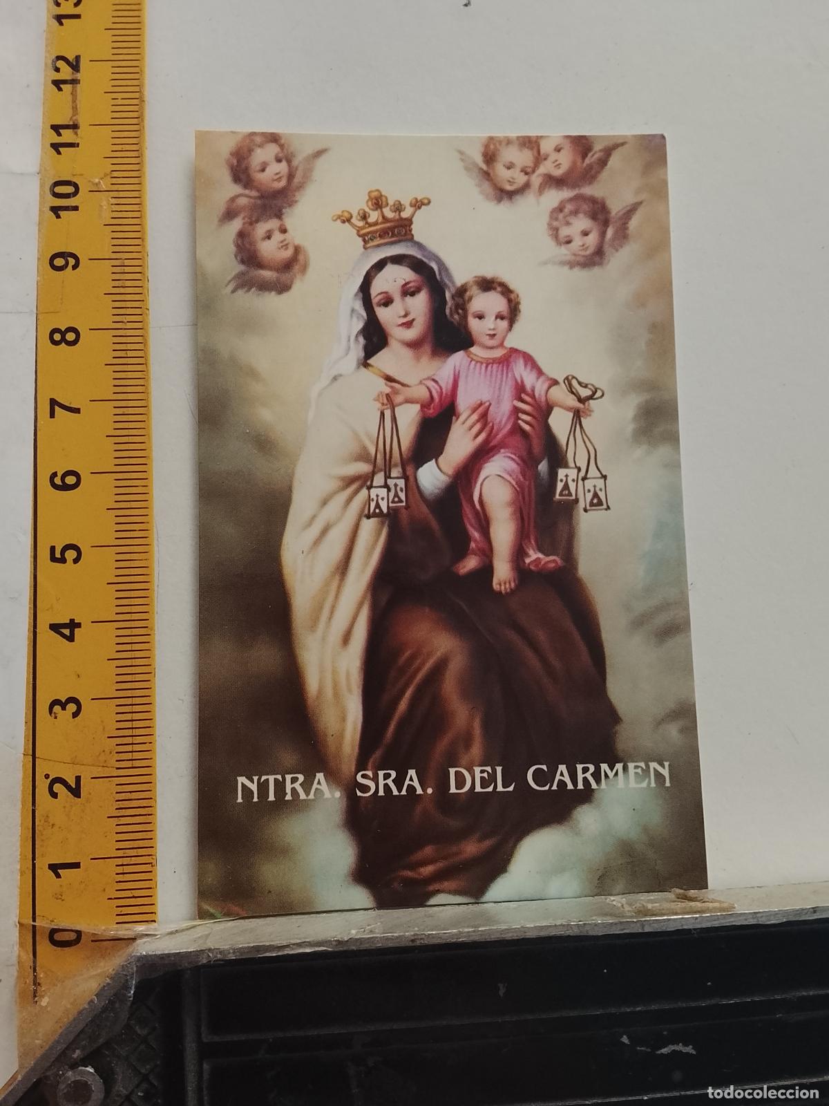 Postales: ESTAMPA RELIGIOSA CADIZ VIRGEN DEL CARMEN ORDENACION SACERDOTAL MANUEL ALEGRE RODRIGUEZ