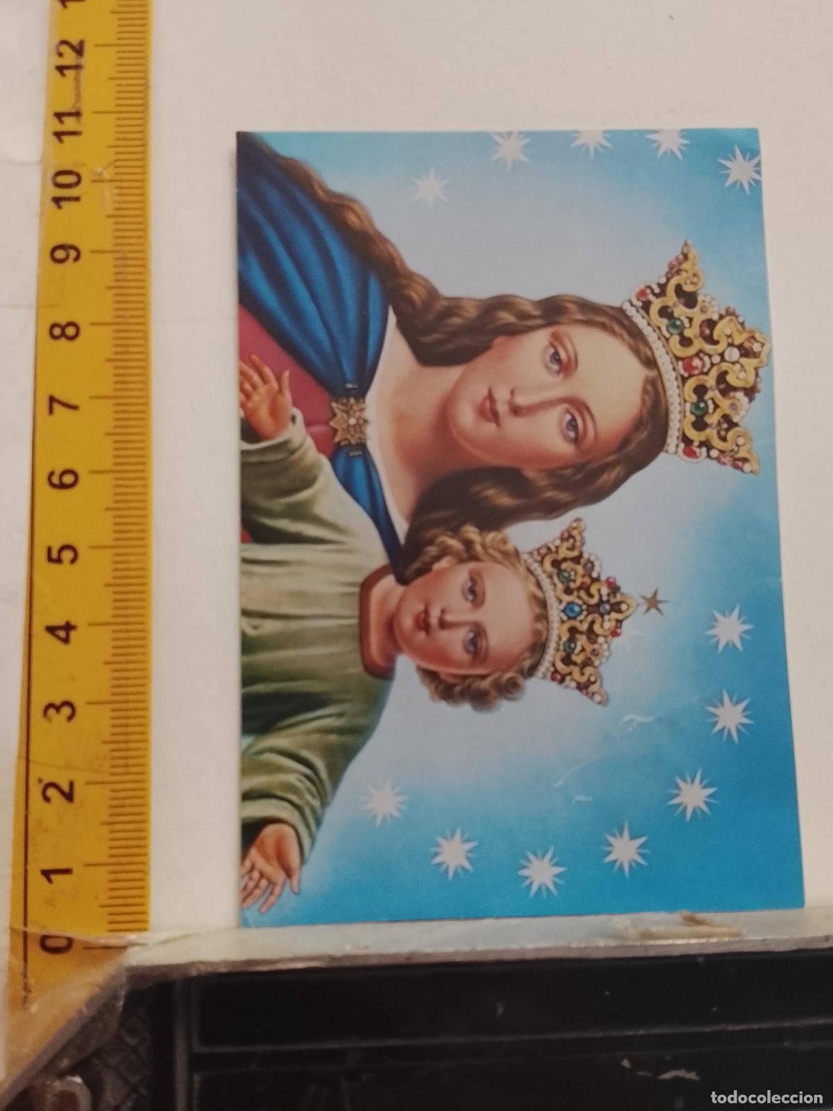 Postales: ESTAMPA RELIGIOSA VIRGEN MARIA AUXILIADORA CIEN A&Ntilde;OS CON MARIA