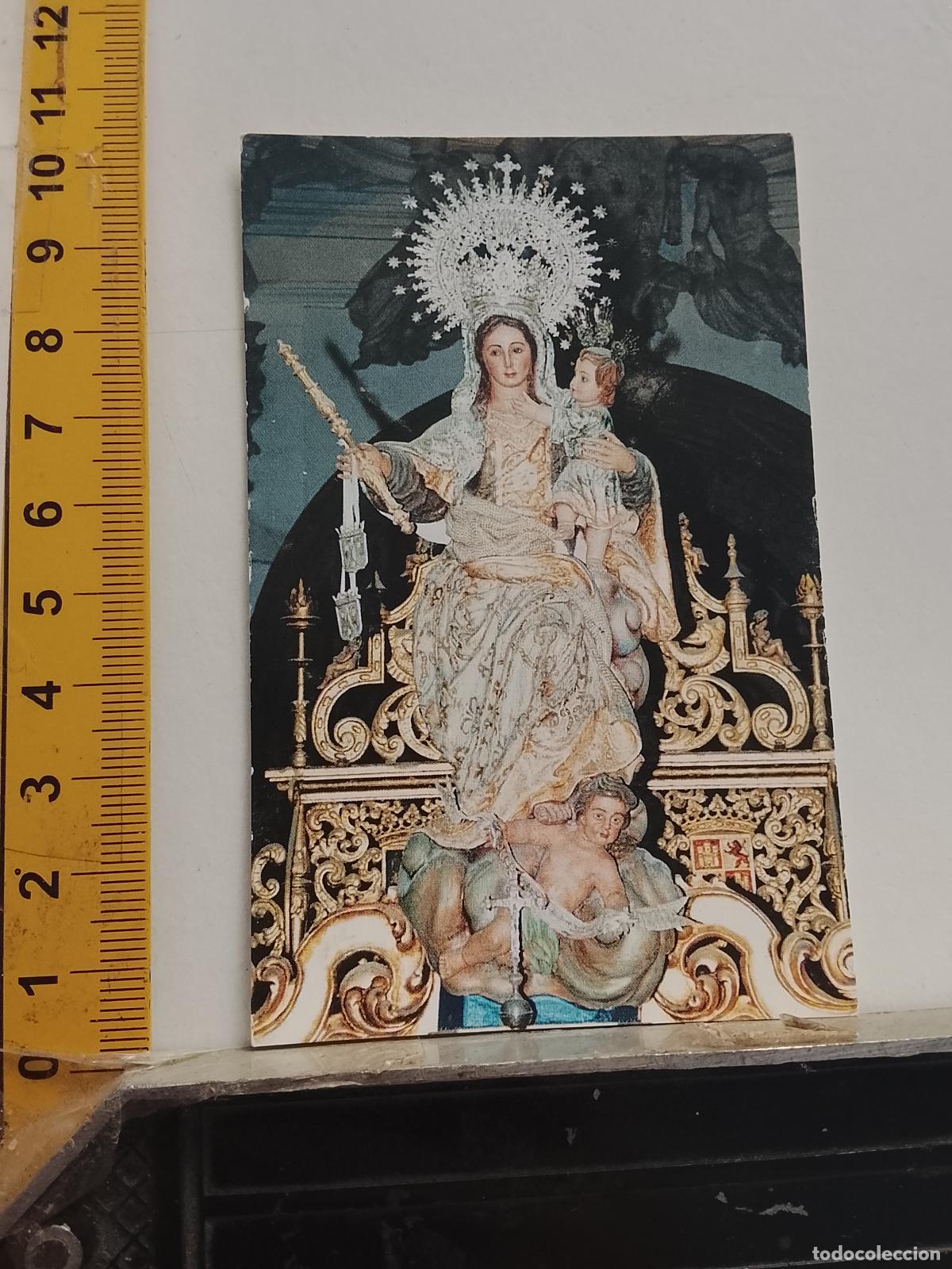 Postales: ESTAMPA RELIGIOSA VIRGEN DEL CARMEN CON SALVE MARINERA SAN FERNANDO CADIZ